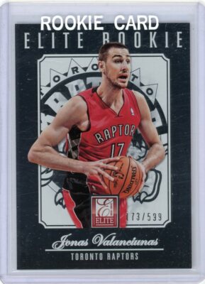 jonas valanciunas 2012-13 panini elite rookie 173/599 raptors | eBay