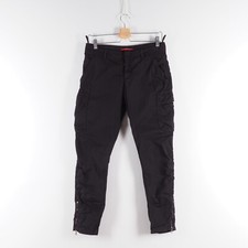 Authentic Vintage Prada Women's Black Cargo Trousers Pants size 42