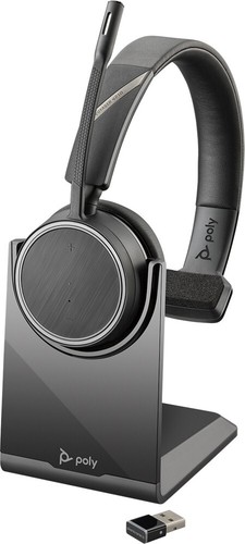 POLY Voyager 4210 UC Mono Bluetooth USB-A Headset Mit Ladeständer 212740-01
