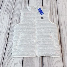 $100 Adidas Originals HK7539 Essentials+ Mse Puffer Vest Men Sz M (E1)