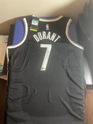 kevin durant signed nets jersey
