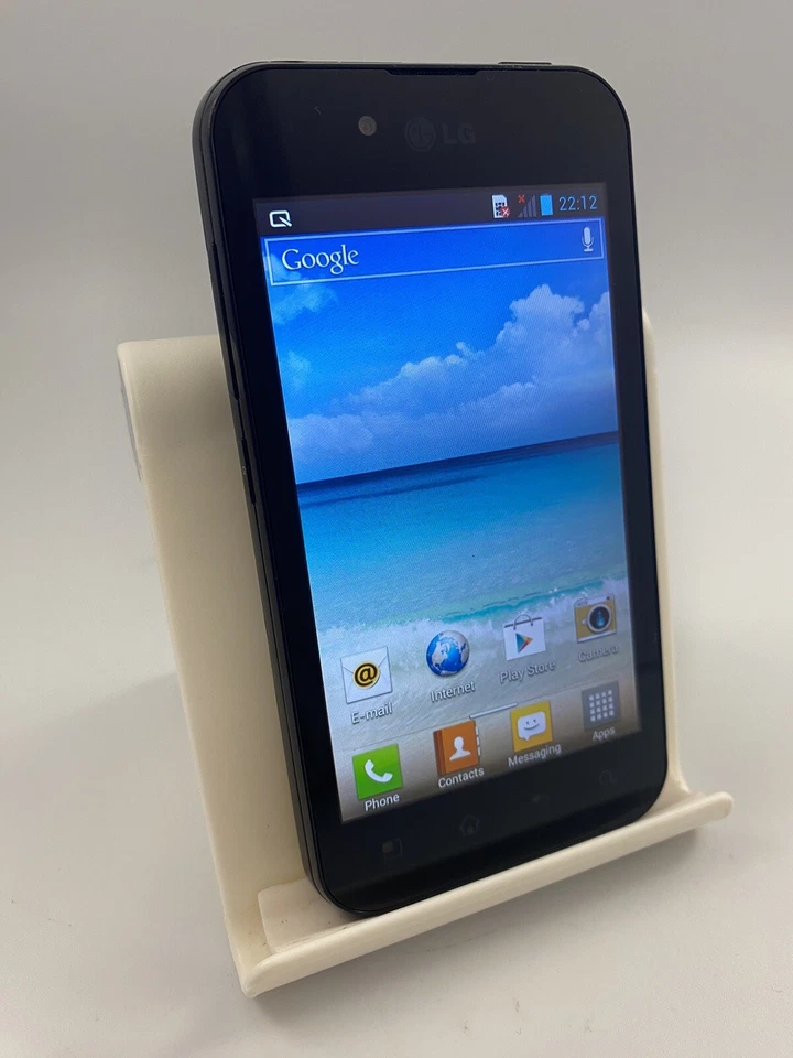 LG Optimus Black P970 Black Unlocked 2GB 4.0" 5MP 512MB RAM Android Samrtphone - Image 1 of 4