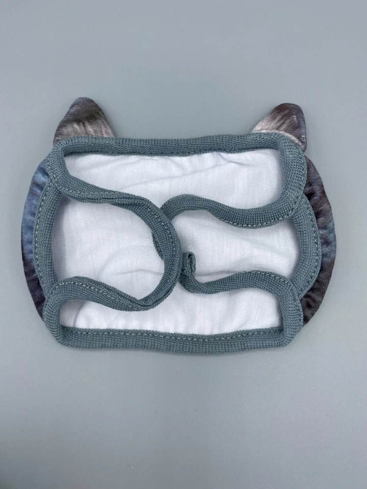 Cat Kitty 3D Design Face Masks Furry Cute Washable Breathable Trendy - Image 2 of 3