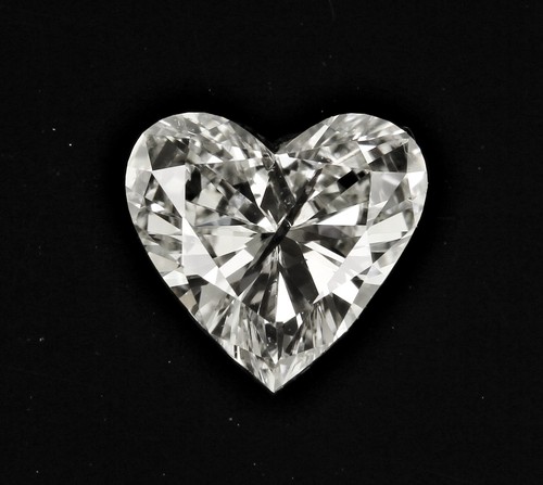 Loose Heart Diamond 0.38 Ct H I1 Natural Solitaire Engagement Birthday Ring - Picture 8 of 12