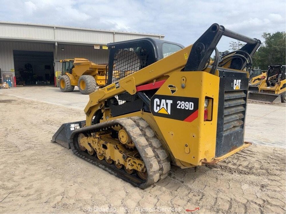 2018 Caterpillar 289D Skid Steer Crawler Track Loader Aux Hyd Q/C ...
