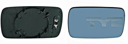 TYC Side Mirror Glass Convex LEFT=RIGHT Fits BMW E46 E39 Sedan Wagon 1995-2005