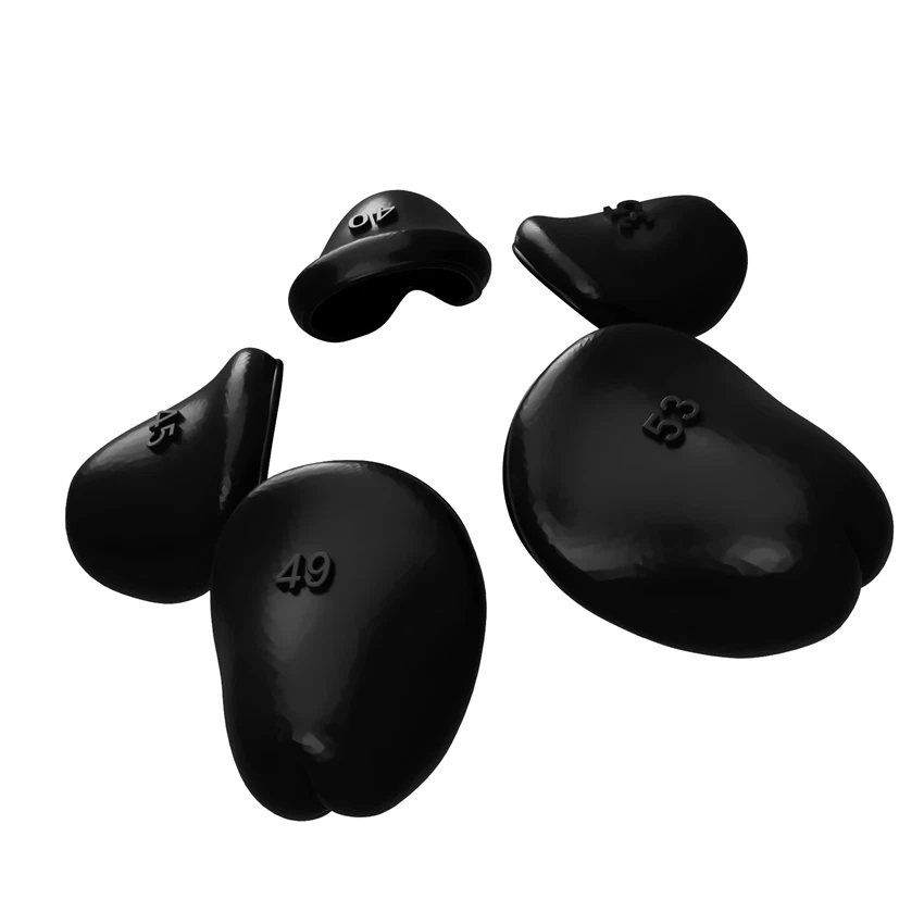 JOANNE'S REVIEWS Glans Electrode Sizing Set / TENS / estim / electrode / Black