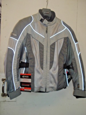 JACKET  [ OLYMPIA- AIRGLIDE 4 # WJ212S ]        XL    WOMENS     SILVER/PEWTER
