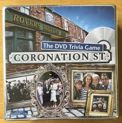 CORONATION ST. STREET ~ DAS DVD QUIZSPIEL IN PRÄSENTATIONSDOSE ~ NEU & VERSIEGELT