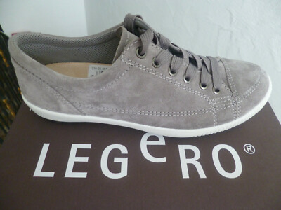 Legero Damen Schnürschuhe Sneakers Halbschuhe Sportschuhe Schuhe Leder grau 820