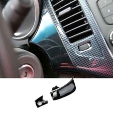 Gloss Black Middle Console For Chevrolet Cruze 2010-15 3pcs Dashboard Strip Trim