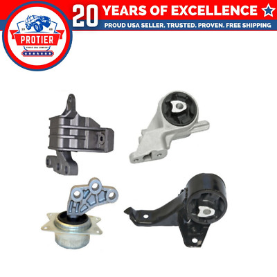 Engine Motor & Trans Mount 4PCS Set Compatible for 2004-2005 Chevrolet Malibu