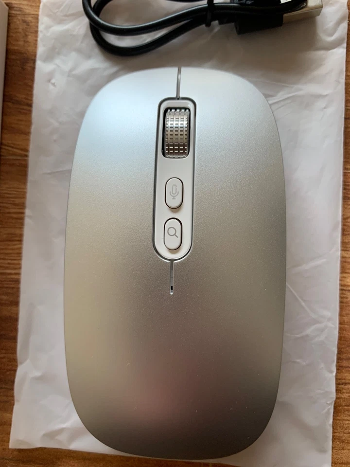 Wireless Rechargeable Intelligent Mouse 2.4G Wireless Ergonomic AI Voice Mouse - Image 2 of 4