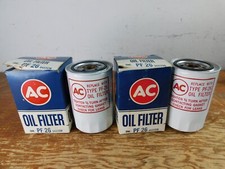 Vintage Pair Of Ac-delco Pf26 Oil Filters Nib Vintage Pair Of Ac-delco Pf26 Oil Filters Nib