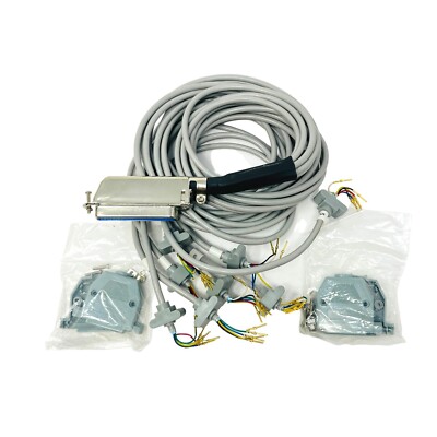 Amphenol IDC Connector Cable Assembly with 2 pcs D-Sub Connector Backshell