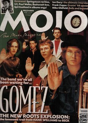 Gomez 6 pages Zappa,Beck,Ian Dury,Hank Williams,M.Oldfield,Springsteen  UK mag