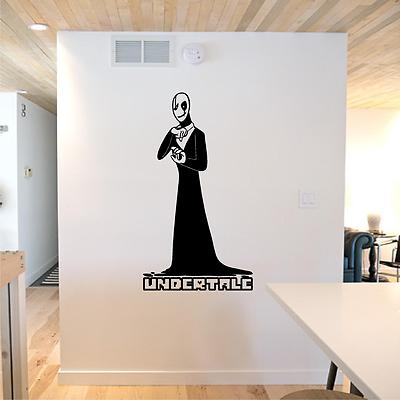 Vinyl Wall Decal. Sticker. Gaster Undertale