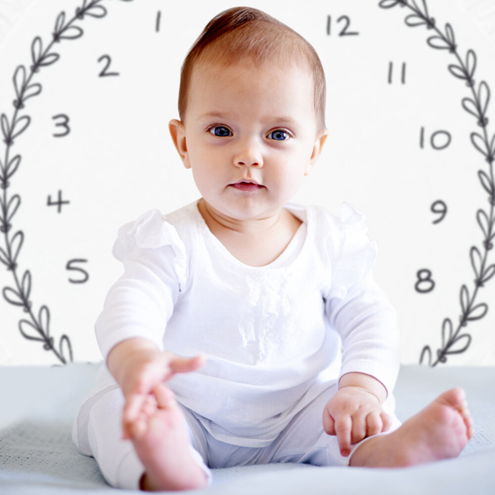 Baby S First Year Blanket Decoración Para Shower Niño Ruffles eBay