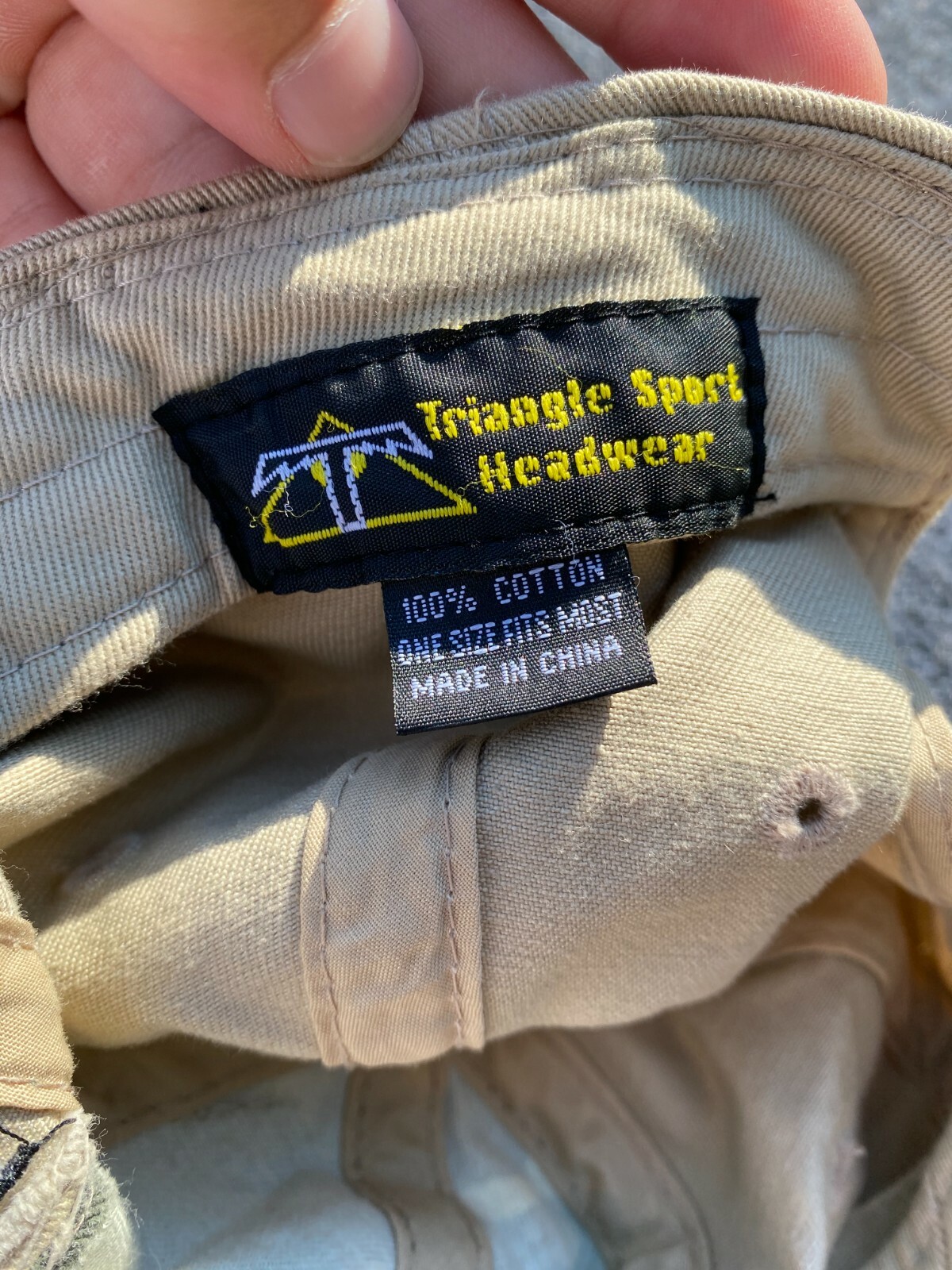 Royal Camo Hat Triangle Sport Headwear 100 Cot… Gem