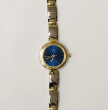 Disney Time Works Mickey Mouse Watch Gold Silvertone 11264655 NOS New    Beauty 