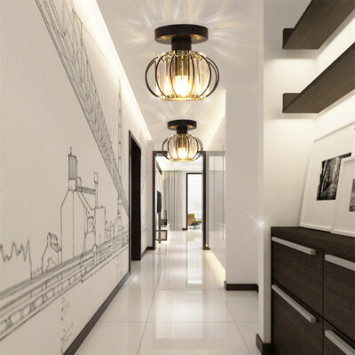 Flush Mount Light Fixture Modern Ceiling Lamp Aisle Hallway 