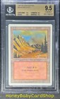 MTG 3rd Edition Revised 1994 Mountain (C) BGS 9.5Q (TRUE QUAD) GEM MINT 93/94