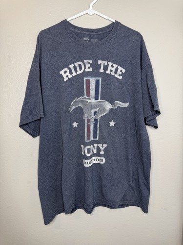 Ford Mustang Men’s Sz 2x Shirt Ride The Pony