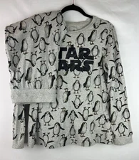 Star Wars Pajama Set Women’s Size M Porg Soft Pants And Shirt Lounge Comfort CB3