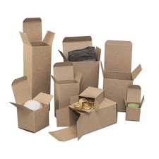 .024 Kraft Reverse Tuck Cartons, 2 x 2 x 4 Carton of 1000 