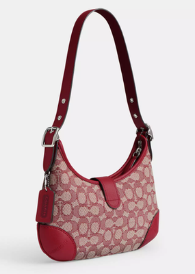 No US tariffs✨ Coach Hamptons Hobo Bag in Signature Textile