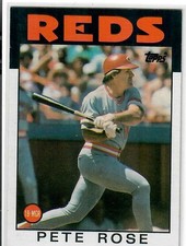 1986 Topps Baseball - Pete Rose - Card #1