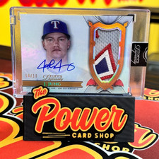 2024 Topps Dynasty Josh Jung 4/10 4 Color Game Used Auto DAP-JJ2