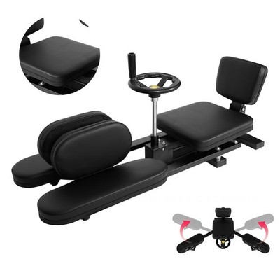 0-240° Heavy Duty Steel Leg Stretch Machine w/ 360°Hand Wheel Training Machine