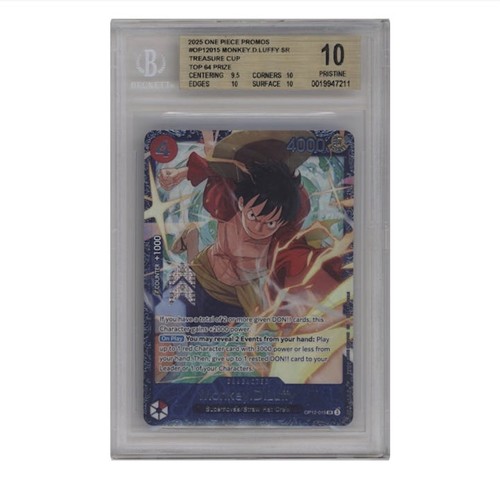 Monkey.D.Luffy (Treasure Cup 2025) graded BGS 10 for sale on eBay