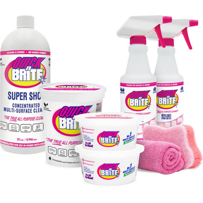 Quick 'n Brite Deluxe Home Cleaning Kit