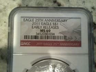 2011-  Silver Eagle NGC  MS-69