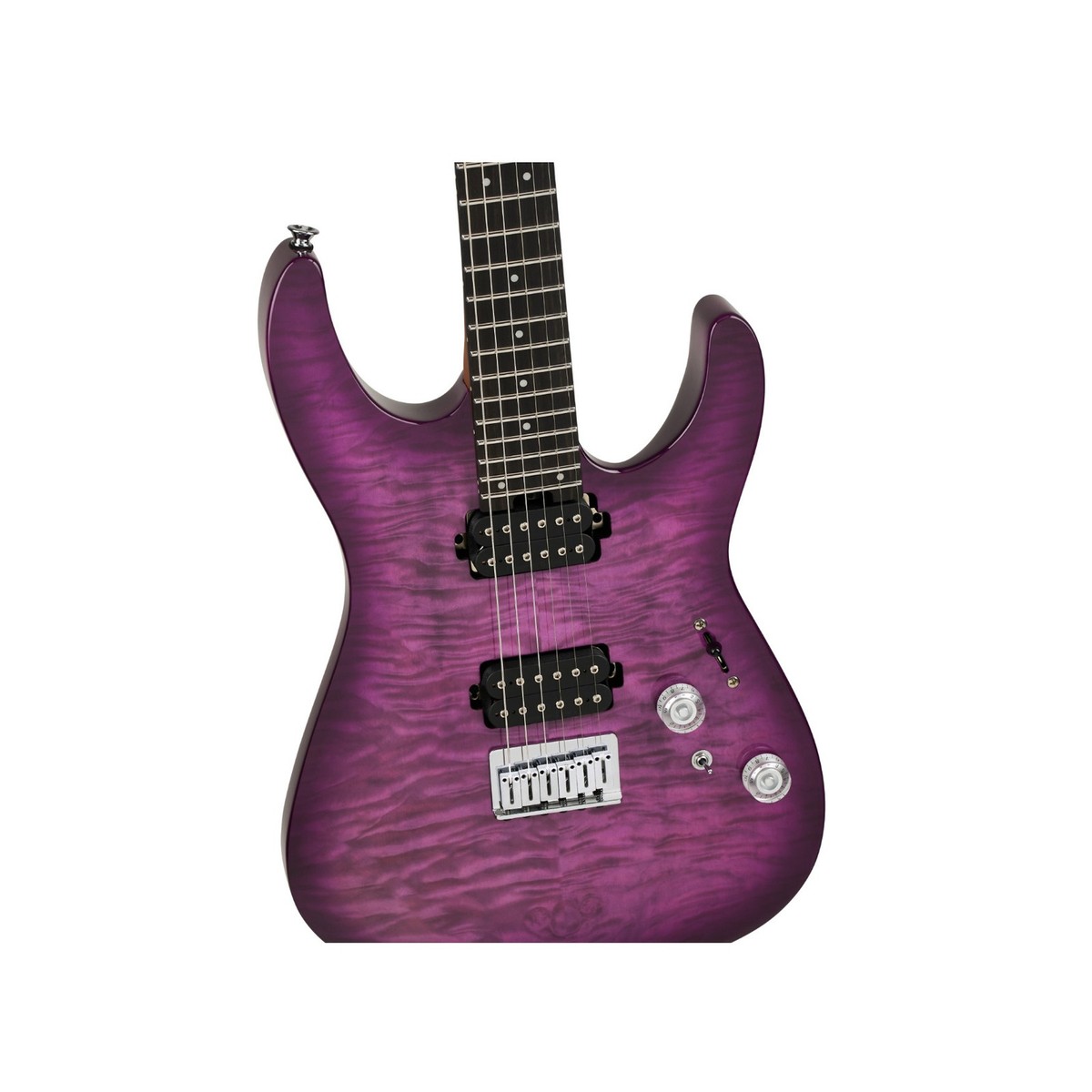 Charvel Pro-Mod Plus DK24 HH HT EB QM Electric Guitar (Violet