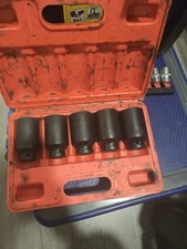 5PCS 12 Point Deep Impact Socket Set 30mm 32mm 34mm 35mm 36mm Axle Nut Sockets