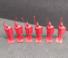 6PC Vintage Remco Big Caesar Playset Roman Soldier W/Spear Plastic Figure