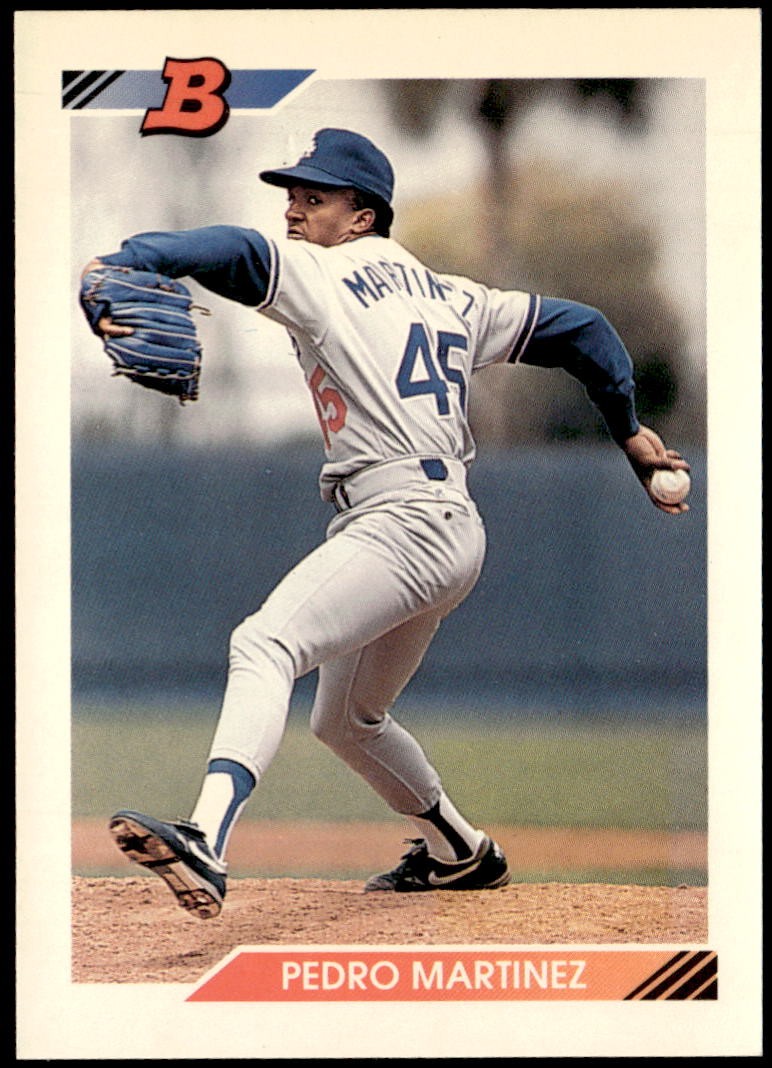 1992 Bowman #82 Pedro Martinez Rookie E1