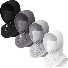 4 Pcs Cooling Balaclava Face Mask UV Protection Breathable Neck Gaiter For Biker