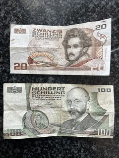 Geldschein Österreich 120 Schilling