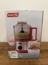 Dash Mini Chopper Pulse & Chop Settings 200W Red Stainless Steel Plastic