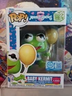 Funko POP! Muppet Babies Baby Kermit Flocked Exclusive Figure 1696 + Protector