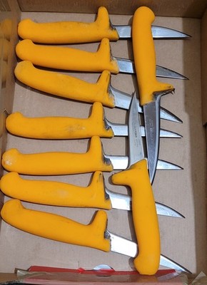 10X Gebrauchtes Fleisch Messer von Giesser.
