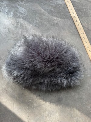 Gray Faux Fur Hat Unisex *BEAR NOT INCLUDED*