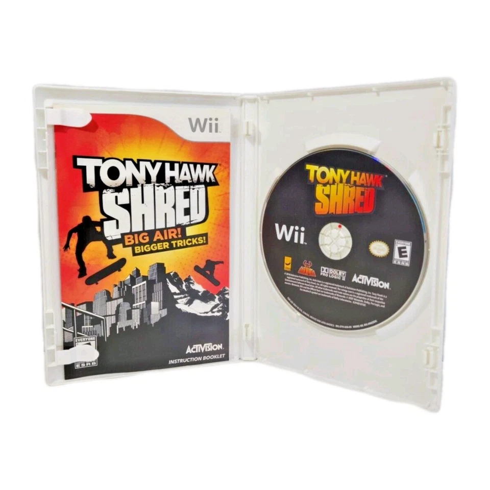 Tony Hawk: Shred Big Air! Bigger Tricks! - Nintendo Wii - Complete - Free Ship - Image 2 of 4