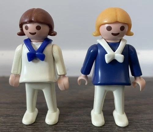 Playmobil Victorian Mansion Dollhouse Female/Girl Child Sailor Figures Vintage