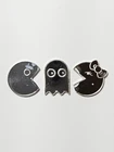 Pac Man, Ghost, & Ms Pac Man 1 Gram .999 Fine Silver Bars 3 Piece Set * As Shown