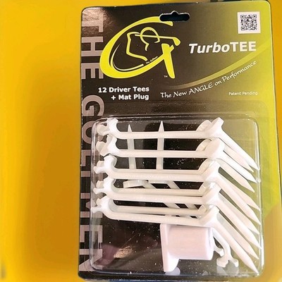 The Golfmen 12 Pk TurboTEE Driver Tees Reduce Resistance Greater Ball Speed 